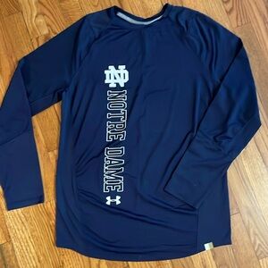 Notre Dame under Armour long sleeve heat gear